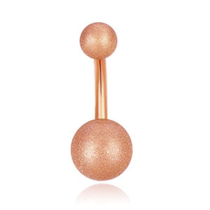 LGT JWLS Navelpiercing Matte afwerking - Rose Goudkleurig