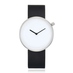 LGT JWLS Minimalistisch Dameshorloge - Grote Wijzerplaat van 40mm - Zwart, Zilver, Wit