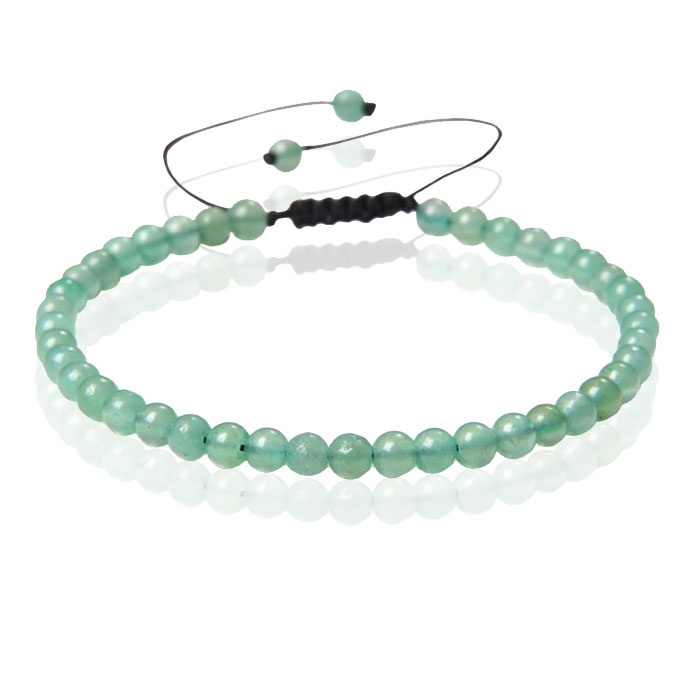 Memphis No.1 Armband - 4mm Groene Aventurijn 1 Memphis No.1 Armband - 4mm Groene Aventurijn