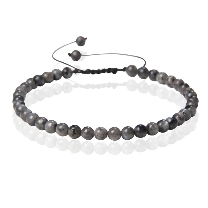 Memphis No.1 Armband - 4mm Labradorite 1 Memphis No.1 Armband - 4mm Labradorite