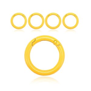 Set van 5 Boho Karabijnhaken - Geel