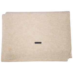Stone Valley Beige Sjaal van Kasjmier en Wol voor Dames en Heren