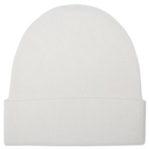 Stone Valley Extra Ruime en Dikke Ivoorkleurige Wol Muts