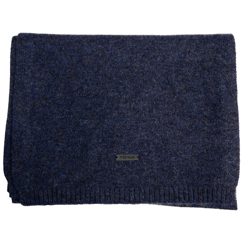 Stone Valley Navy Sjaal van Kasjmier en Wol voor Dames en Heren