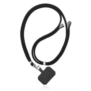 Telefoonkoord compleet met bevestiging - Zwart