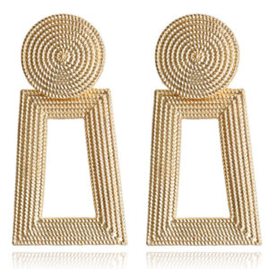 Vintage Oorhangers Cilla - Goudkleurig