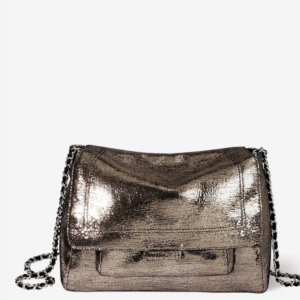 Jerome Dreyfuss crossbody Lulu M lame champagne