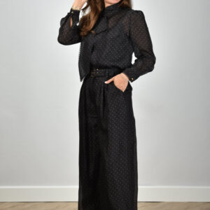 Zimmermann broek Dream Wide Leg 5526PF253 black dot