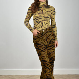 Ganni broek J1879 khaki