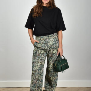 Ganni broek W1010 jadeite