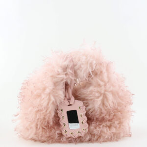 Ganni crossbody Hobo Mini Fur A7143 mary&apos;s rose