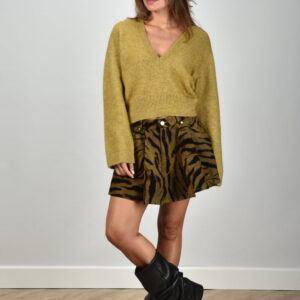 Ganni rok J1893 khaki