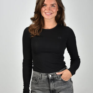 Ganni t-shirt T4313 black/black