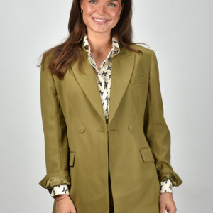 Margaux Lonnberg blazer Fairway B/BR/G green