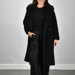 Max Mara jas Tedgirl nero