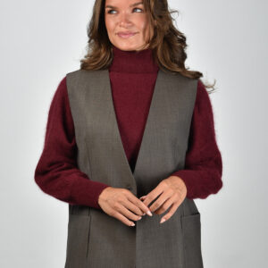 Nine In The Morning gilet Eloisa 9FW25-ELS03 beige