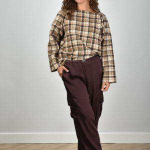 Sea Me Happy broek Gisèle Satin Pockets brownie