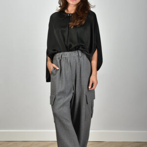 Sea Me Happy broek Romeo Baggy Flanel Cotton dark grey