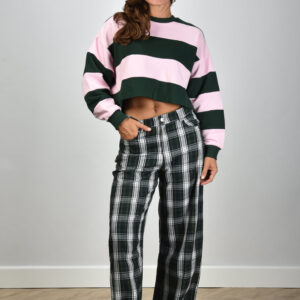 JOHNY broek Carl B check 2 green white