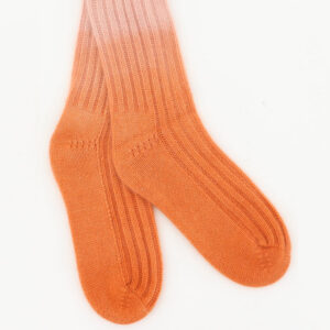 Mell O Cashmere sokken 210103 roze/oranje