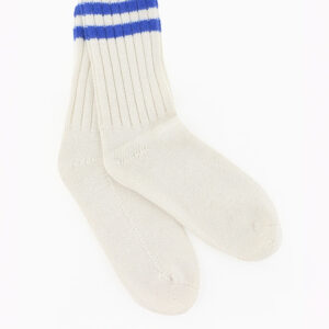 Mell O Cashmere sokken 210104 wit/azur