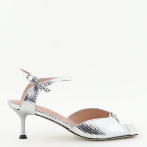 Morobe sandalen Grace Logo 92 silver python