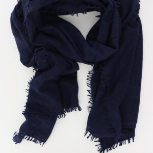 Mouleta shawl 1502-490 donkerblauw