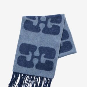 Ganni shawl A6028 dark blue