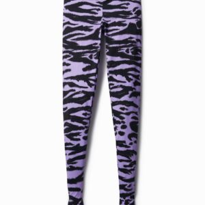 Slim fit legging met dierenprint - RED - L