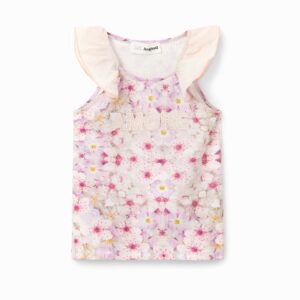 Top met amandelbloesem - RED - 9/10