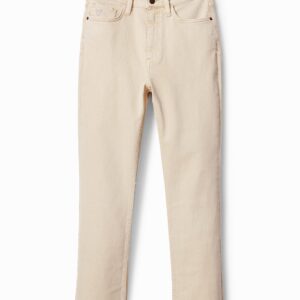 Cropped flared jeans - BROWN - 42