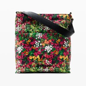 Grote gebloemde plunjezak - GREEN - U