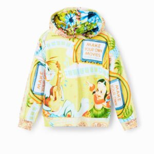 Oversized sweatshirt Bugs Bunny - GREEN - XL