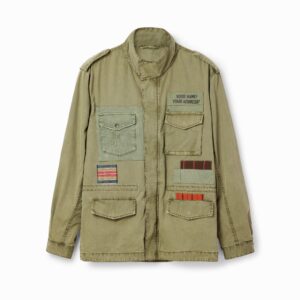 Parka met patch - GREEN - S