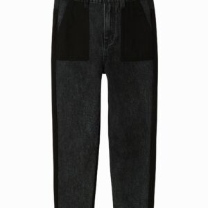 Rechte hybride spijkerbroek - BLACK - 11/12