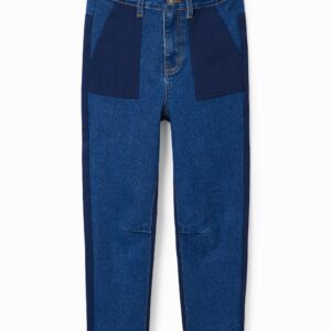 Rechte hybride spijkerbroek - BLUE - 13/14