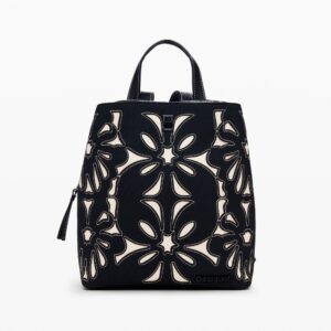 Bloemenrugzak - BLACK - U