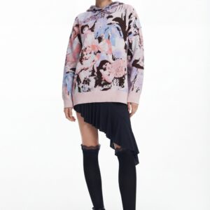 Victoriaanse sweatshirt María Escoté - MATERIAL FINISHES - S/M
