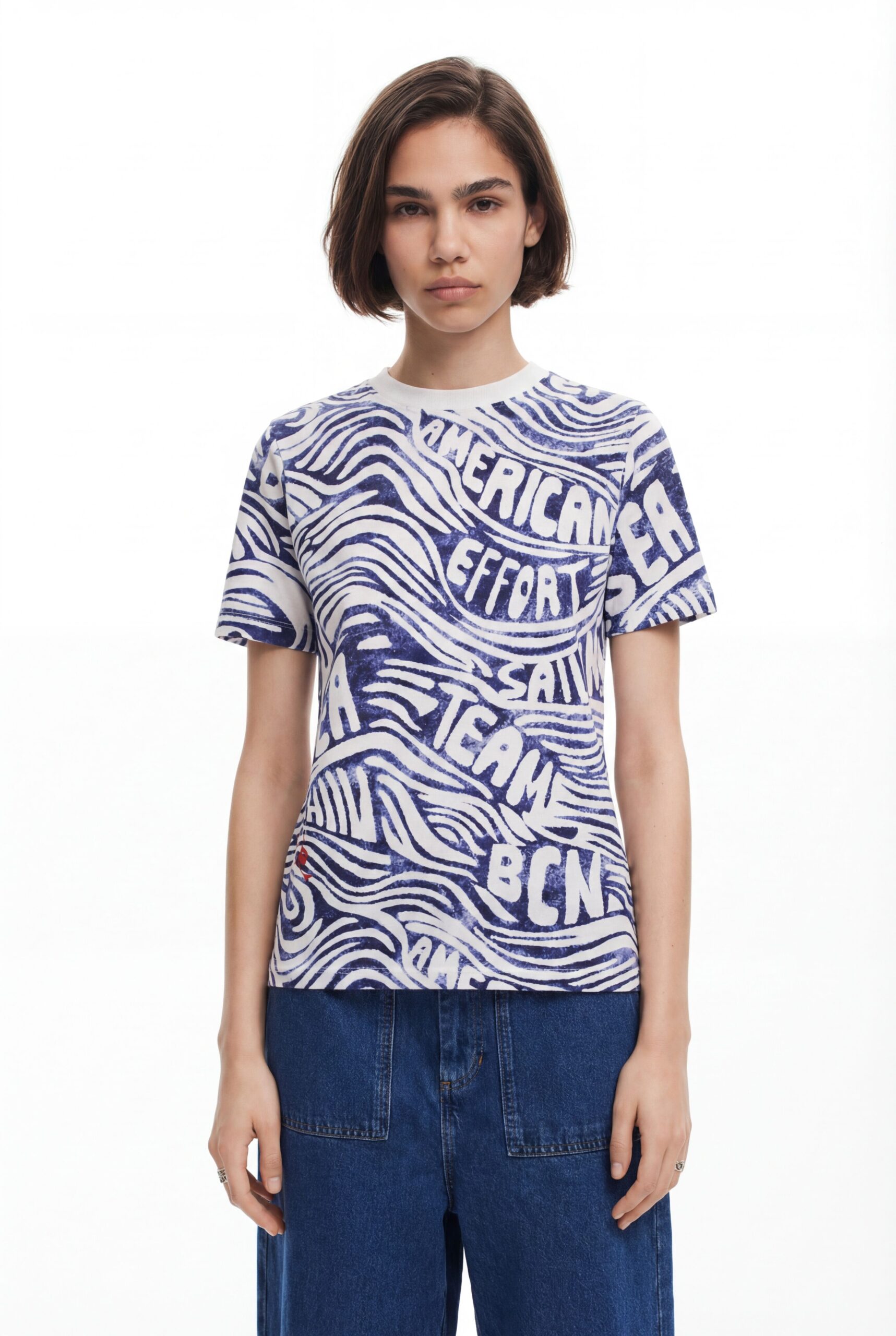 Blauw American Magic T-shirt - BLUE - S