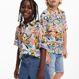Disney™-bedrukte overhemd - MATERIAL FINISHES - 5/6