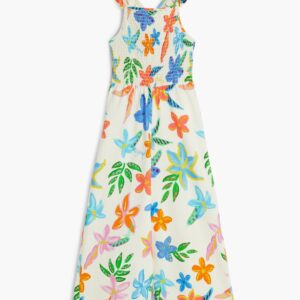 Bloemenprint jumpsuit - WHITE - 11/12