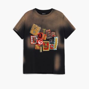 Kinder T-shirt met korte mouwen patch Botter - BROWN - 13/14
