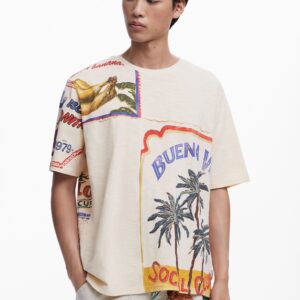 BuenaVida ansichtkaarten T-shirt - WHITE - S