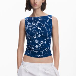 Mouwloos T-shirt druppels Tyler McGillivary - BLUE - XS