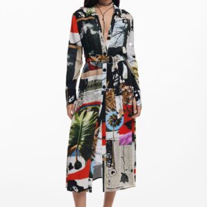 Jurk ontworpen door Mr. Christian Lacroix - MATERIAL FINISHES - M