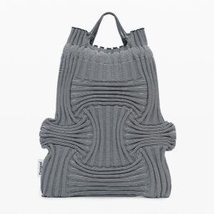 Medium gerimpelde rugzak - BLACK - U