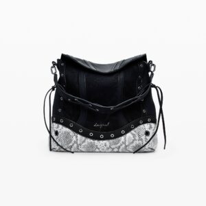 Middelgrote converteerbare slangenrugzak - BLACK - U