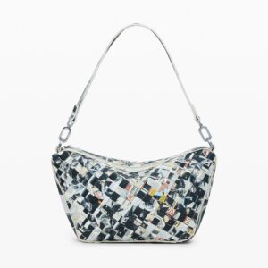 Gevlochten middelgrote tas - MATERIAL FINISHES - U