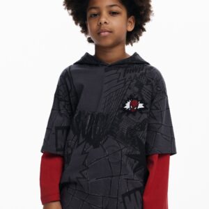 Spiderman™ T-shirt met laagjeslook - BLACK - 11/12
