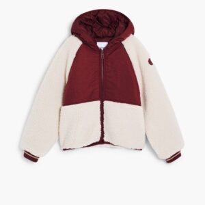 Schaapachtige jas met capuchon - WHITE - 3/4